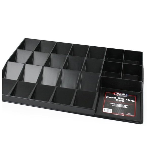 BCW Basic Trading Card Sorting Tray - 1ct | 24-Cell Organizer Display Case | Perfect for Sorting, Storing, and Displaying TCG Collections