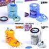 ToysButty Slime Kit for Girls Boys, 6 Galaxy Stretchy None Sticky Slime Educational Toys with Space Slime Charms &Galactic add ins,Neon Glow Metallic Slimes, Party Bag Fillers for Kids Sensory Putty