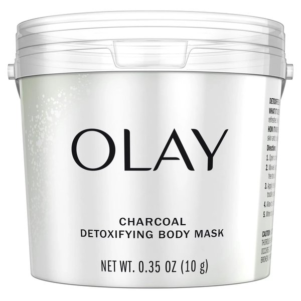 Olay Charcoal Detoxifying Body Scrub for Women, 0.35 oz