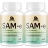 SAM-e Supplement – Capsule Complex with Ashwagandha Extract, L-Theanine, Rhodiola, St. John’s Wort, Omega-3 Fatty Acids, Magnesium, B Vitamins & D3, 120 Capsules