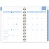 Blue Sky Day Designer for 2023 Weekly and Monthly Planner, 5' x 8', Frosted Cover, Wirebound, Tile (101410-23)