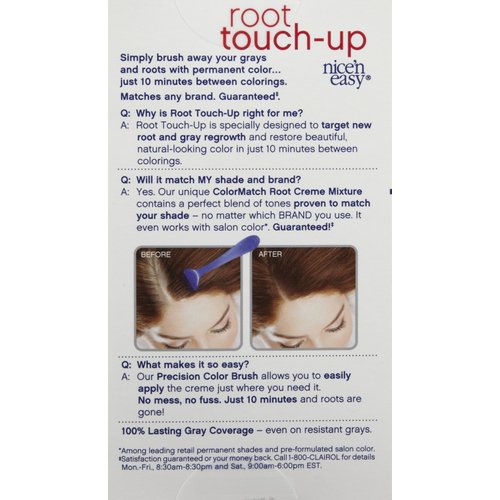Clairol Nice N Easy Root Touch-Up, Hair Color, Light Auburn #6R - Kit