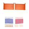 Veemoon Doll House Furniture Dollhouse Decoration Accessories Dollhouse Mini Double beds Dollhouse Miniature Furniture Miniatures Bunk Bed