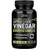 Organic Apple Cider Vinegar Capsules + Digestive Enzymes & Probiotics (1500mg | 120 Capsules) Raw Apple Cider Vinegar Pills & Fiber Supplement for Gut Health, Immune Support, Digestion & Detox Cleanse