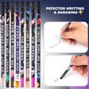 Kolewo4ever 100 Pieces Space Theme Pencils - Fun Astronaut Pencils with Matching Eraser for Classrooms, Student Reward, Space Party Favors