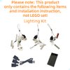 GEAMENT LED Light Kit for The White House - Compatible with Lego Architecture Collection 21054 Building Blocks Model (Model Set Not Included)