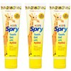 Spry Xylitol Baby Toothpaste, Natural Toddler Toothpaste, Fluoride Free Toothpaste for Kids, Xylitol Toothpaste for Kids Age 3 Months and Up, Tooth Gel Strawberry Banana 2 Fl Oz (Pack of 3)
