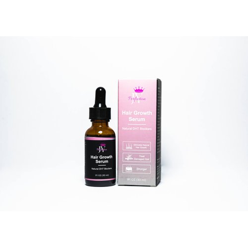 JY Perfection Hair Serum, Hair Growth, Treat Damaged Hair, Stronger Hair, Natural DHT Blockers, 100% Natural Ingredients, Caffeine, Saw Palmetto, Rosemary, Ginger, Mint, Castor Oil, Vitamin E, 30ml,