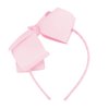 MEEDEE Pink Bows Girls Headband Bow for Girls Grosgrain Ribbon Hair Hoop Headband for Toddlers Kids Party Decoration Cosplay Costume Headwear Makeup Handmade Hair Band