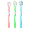 Y-Kelin Double-Side Desiged Tongue Scraper, Ultra-soft Tongue Brush Tongue Cleaner (3 PACK)
