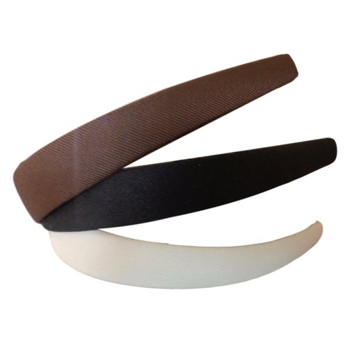 Goody Classics Wide Headbands (Cream/Black/Brown)