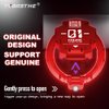 𝙊𝙧𝙞𝙜𝙞𝙣𝙖𝙡 | Push Start Button Cover, Metal Mecha Car Engine Start Stop Button Cover Protector, Cool Car Accessories Interior Decor Sticker Decals Motorcycle Key Ignition Switch Cover, Red