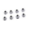 Blomiky 8 Pack 9125 Scew Lock nut 25-WJ02 Spare Part for 9125 9155 9156 RC Car RC Truck 9125 Locknut 2
