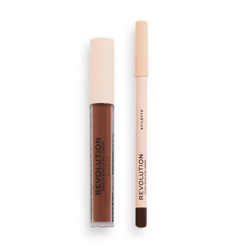 Makeup Revolution London, Lip Contour Kit, Stiletto, Lip Gloss & Lip Liner Duo, 1x1ml, 1x1g
