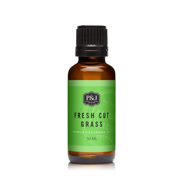P&J Trading Fragrance Oil | Fresh Cut Grass Oil 30ml - Candle Scents for Candle Making, Freshie Scents, Soap Making Supplies, Diffuser Oil Scents
