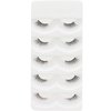 DAODER Eyelashes Half Lashes Wispy Cat Eye Faux Mink Lashes Natural Look 7-13mm Short Demi Wispies False Eyelashes Soft Lashes for Daily Wear 5 Pairs (Half Lashes 05) Black