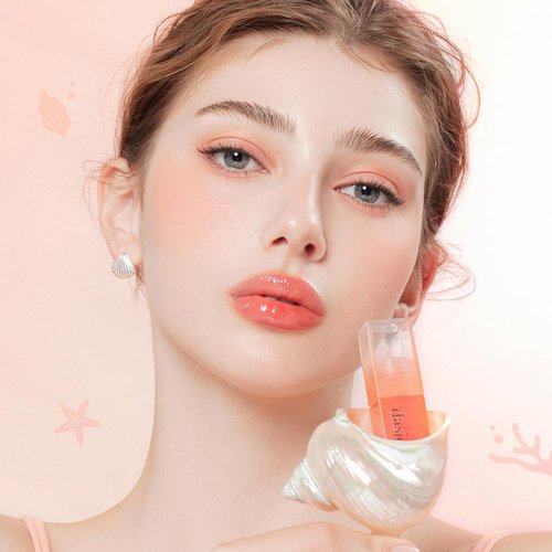 dasique Juicy Dewy Tint (15 Orange Coke) 0.12 oz | Light Application with moisture | Long-wearing Glossy Lip Stain, Non-sticky | Vegan, Cruelty-free | K-beauty