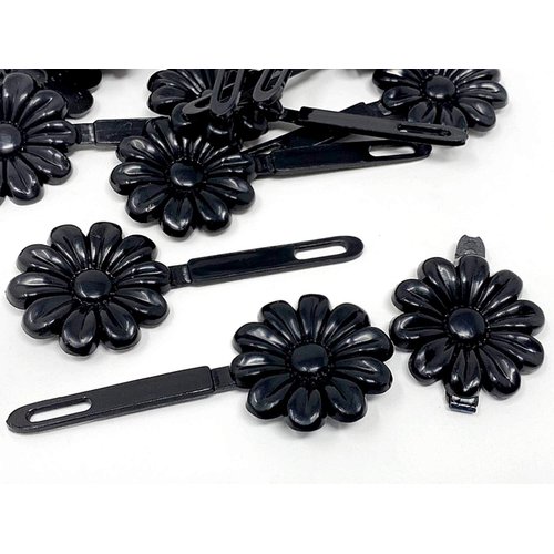 Tara Girls Self Hinge Plastic Bow Hair Barrettes Selection Pack Of 2 (BR67)