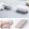 4 in 1 Foot File Pumice Stone Nail Brush Handheld Remover Pedicure Tool Reducer for Exfoliation