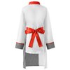 ReliBeauty Kids Chef Costume Set for Kids Boys Girls Role Play with Detachable Apron, 120 White