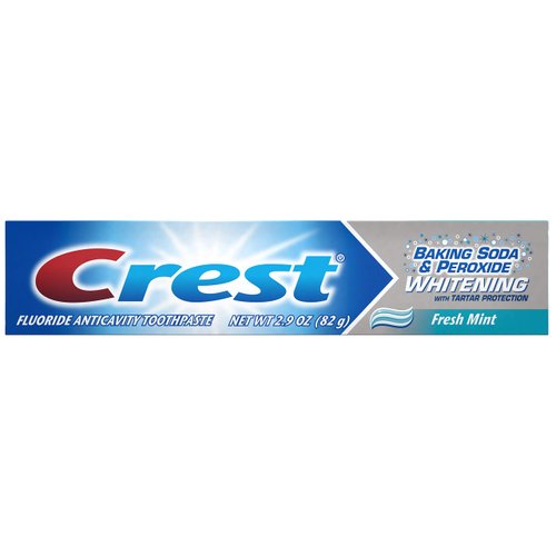 Crest Baking Soda & Peroxide Toothpaste Whitening, Fresh Mint 8.20 oz
