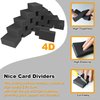 Foam Card Dividers - 24 PCS Card Dividers for Storage Boxes Multifunction Foam Dividers for Trading Cards Shock Absorbing Foam Block for Sport Playing Game Card Packing Cases and Crafts (24)