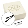 Dofash 100Pcs Bobby Pins Hair Pins Steel Hair Clips 3.5Cm/1.38" Hair Accessories For Girls (Black)