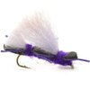 The Fly Fishing Place Chubby Chernobyl Ant Purple Foam Body Trout Fly Fishing Flies - 4 Flies - Hook Size 10 - Trout and Bass Flies
