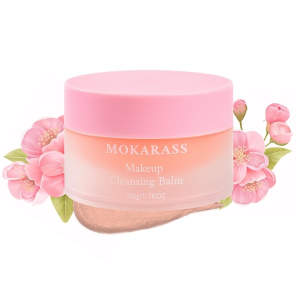 Generic Natural Makeup Cleansing Balm Makeup Melt Balm Infused with Jojoba Seed Oil Grapeseed Oil + Vitamin E -Oil Base Cleanser