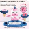 Kaodezhu Unicorn Math Balance Toy for Boys and Girls - Montessori Matching Letter Toy for Kids 3 Year Olds, Educational Kindergarten Preschool Early Learning, Birthday Gift for 4 5 6 7 Years Old