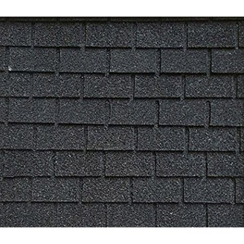 Dollhouse Miniature Roofing Black Square Asphalt Shingles