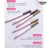 Daisy Doll by Mary Quant Japanese 3-in-1 Eyebrow Liner Kit (Pencil, Powder & Brush) for Long-wearing Brow Powder and Bursh for Smuge-free Eye Makeup, BR002 Natural Brown 0.02 fl oz