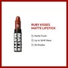 Ruby Kisses Lipstick, Matte Finish, Long-Lasting, Highly Pigmented, Smooth Apply, Full Coverage Lip Color Makeup (Cinnamon Roll)