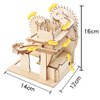 Wooden Marble Run for Kids Ages 8-12 Solar-Powered 3D Puzzle STEM Building Blocks Set,Fun and Educational Toy, for Boys and Girls,Inspires Creativity and Problem-Solving Skills