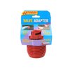 Valterra F02-3101 RV Drain Hose Connection EZ Coupler Valve Adapter , Red