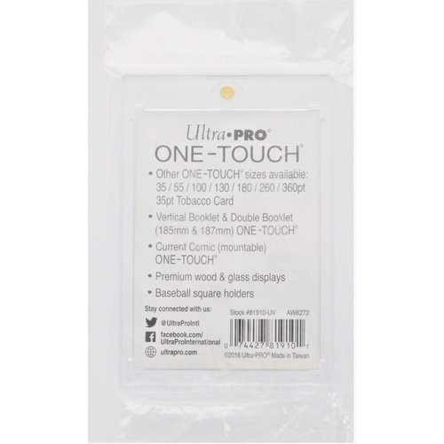 1 (One) 75pt One-Touch Card Holder