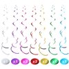 30 Pcs Guitar Party Hanging Swirls Decorations for Guitar Birthday Party Decorations Hanging Music Notes Booth Props Musical Instrument Hanging Swirls for Music Rock and Roll Party Baby Shower