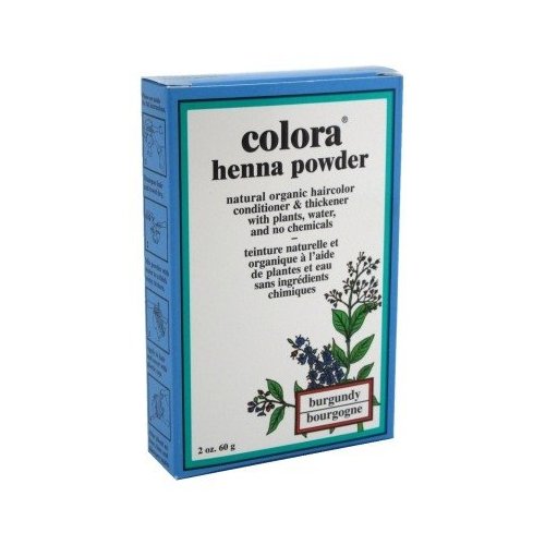 Colora Henna Powder Hair Color Burgundy 2 Ounce (Pack of 3)