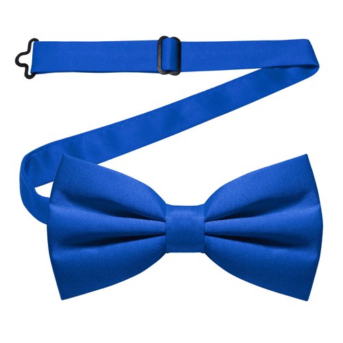 JEMYGINS Royal Blue Pre-tied Bow Tie Adjustable Bowtie for Men(4)