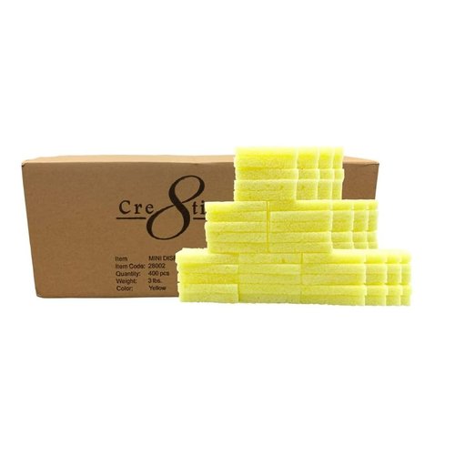 Mini Disposable Pumice Sponge Block 400 Pcs - Callus Remover for Feet Heels Palm