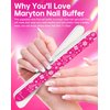 Stocking Stuffers, Christmas Gifts for Women, Maryton Nail Buffer Blocks for Nails, Ultra Shine Buffing Files, 3Pcs