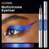 UCANBE Chameleon Liquid Eyeliner - Blue Purple, Multi-Chrome Metallic Shift Eyeliner, Waterproof Glitter Eyeliner with Soft Fine Tip for Multi-Dimensional Eye Looks