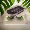 HEATHER'S LUX Glitter Lashes Sequins Lashes Dramatic 3D Faux Mink Lashes False Eyelashes Reusable Colorful Luxury Lashes Mink Eyelashes Whispy Glamorous Sparkly Sparkle Lashes (Tahiti)