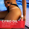 COCOSOLIS CITRO Tanning accelerator - organic tanning oil with vitamin E & citrus scent for a quick, intensive tan - tanning enhancer for a rich chocolate tan - nourishing body lotion