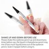 Microblading Tattoo Eyebrow Pencil, 2024 New Magic Eyebrow Pencil 3d waterproof, 4-Tipped Microblading Eyebrow Pen Long-Lasting Natural Fine Stroke Eyebrow Pencil (Dark Brown)