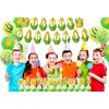 Corn Party Decorations Vegetable Corn Birthday Party Supplies Includes Corn Happy Birthday Banner Cake Topper Cupcake Toppers Balloons for Birthday Baby Shower Wedding Vegetable Party Decorations