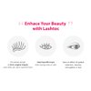 Ing Lashtoc, Romantic Style: Pre-Glued Natural Look Eyelashes, Long-Lasting Reusable Lightweight False Eyelashes, Made in Korea (3 pair pack, Romantic)