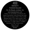 Infinity Brown Matte Pearl Powder Blush - Highly Pigmented Blusher Makeup, Cheek and Face Magnetic Refill Pan, Professional Quality Make Up, Paraben Gluten Cruelty Free Cosmetics Beauty Junkees [37mm]