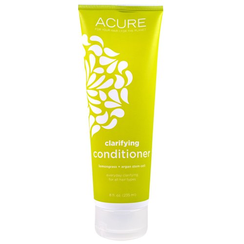 Acure Organics Natural Conditioner, Lemongrass + Argan Oil, 8 fl oz