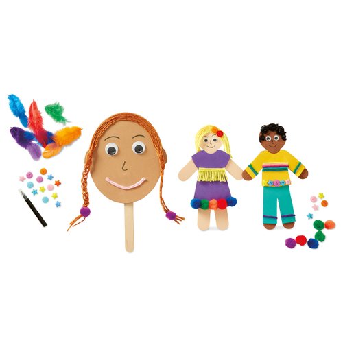 Diversity Foam People Craft Kit by Creatology™ 430pcs